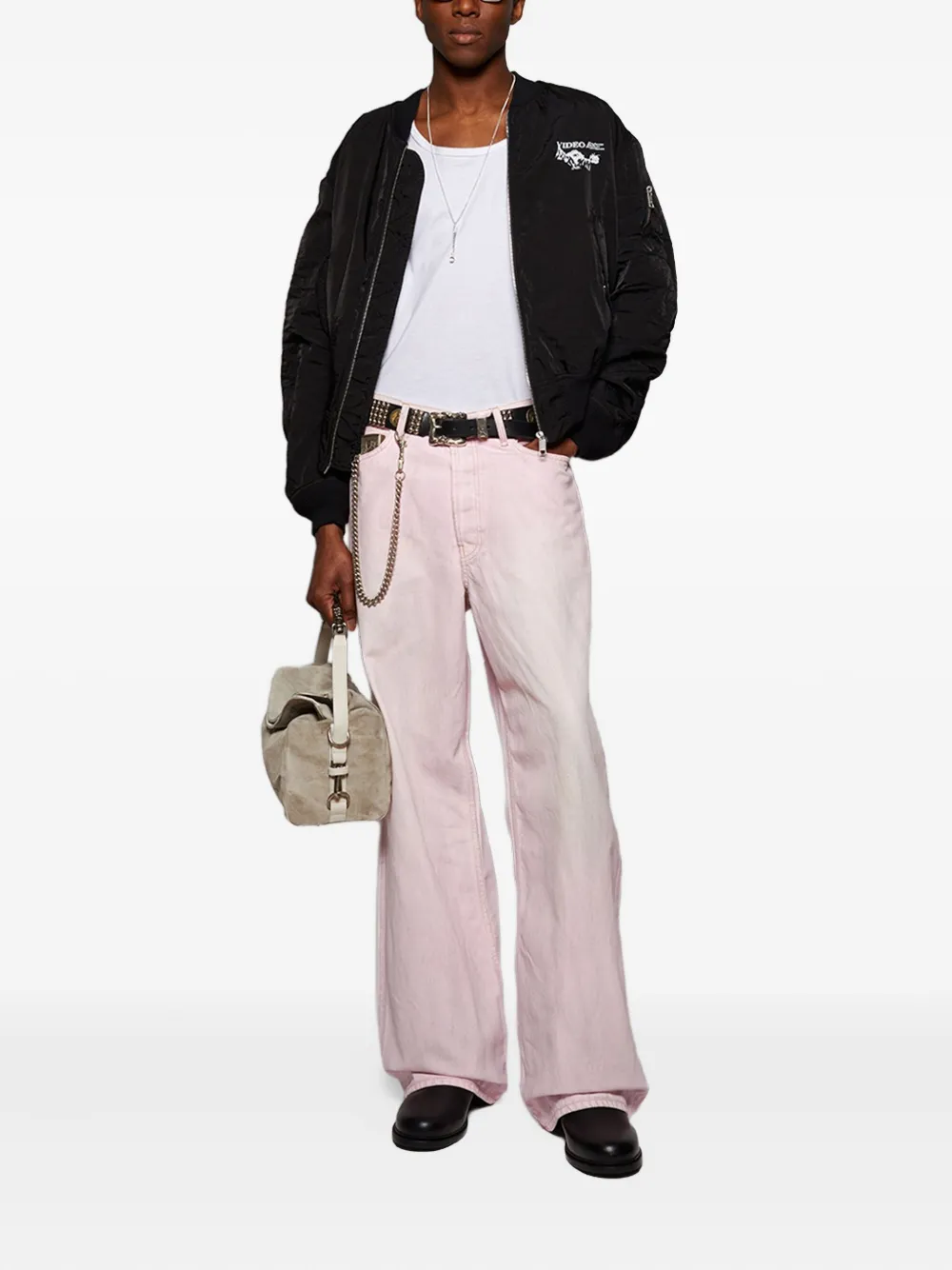 Сумка с розовой ручкой Enfants Riches Déprimés - вид 2